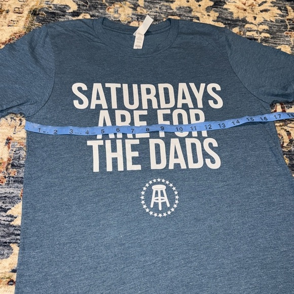 SATURDAYS ARE FOR THE DADS Barstool Sports Blue Short Sleeve TShirt Bella Canvas - Picture 9 of 16